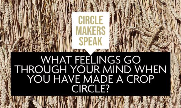 Circle Makers Speak #2: What Feelings Go Through Your Mind When You Have Made A Crop Circle?